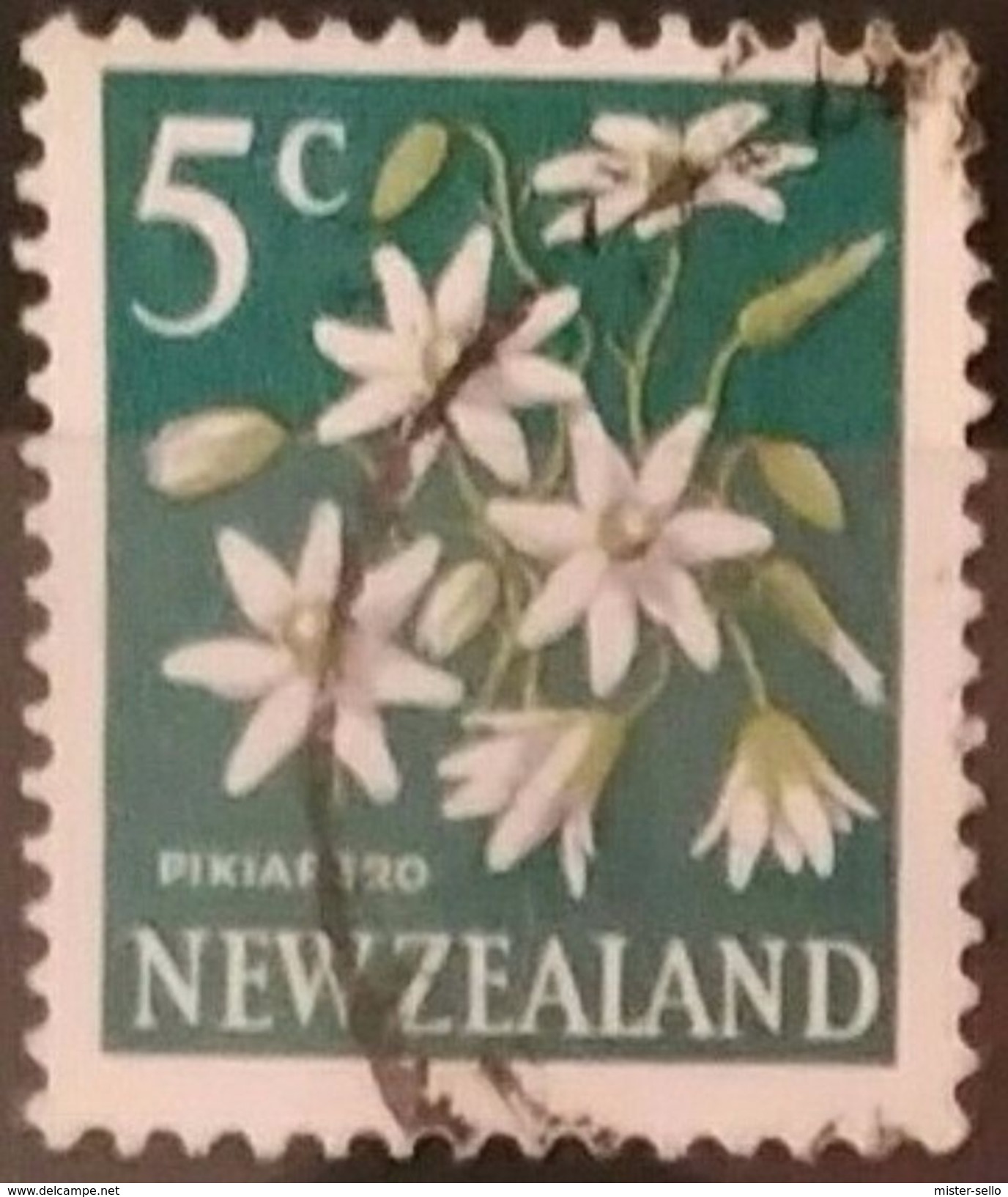 NUEVA ZELANDA 1967 -1968 Local Motifs - Flowers. USADO - USED. - Usados