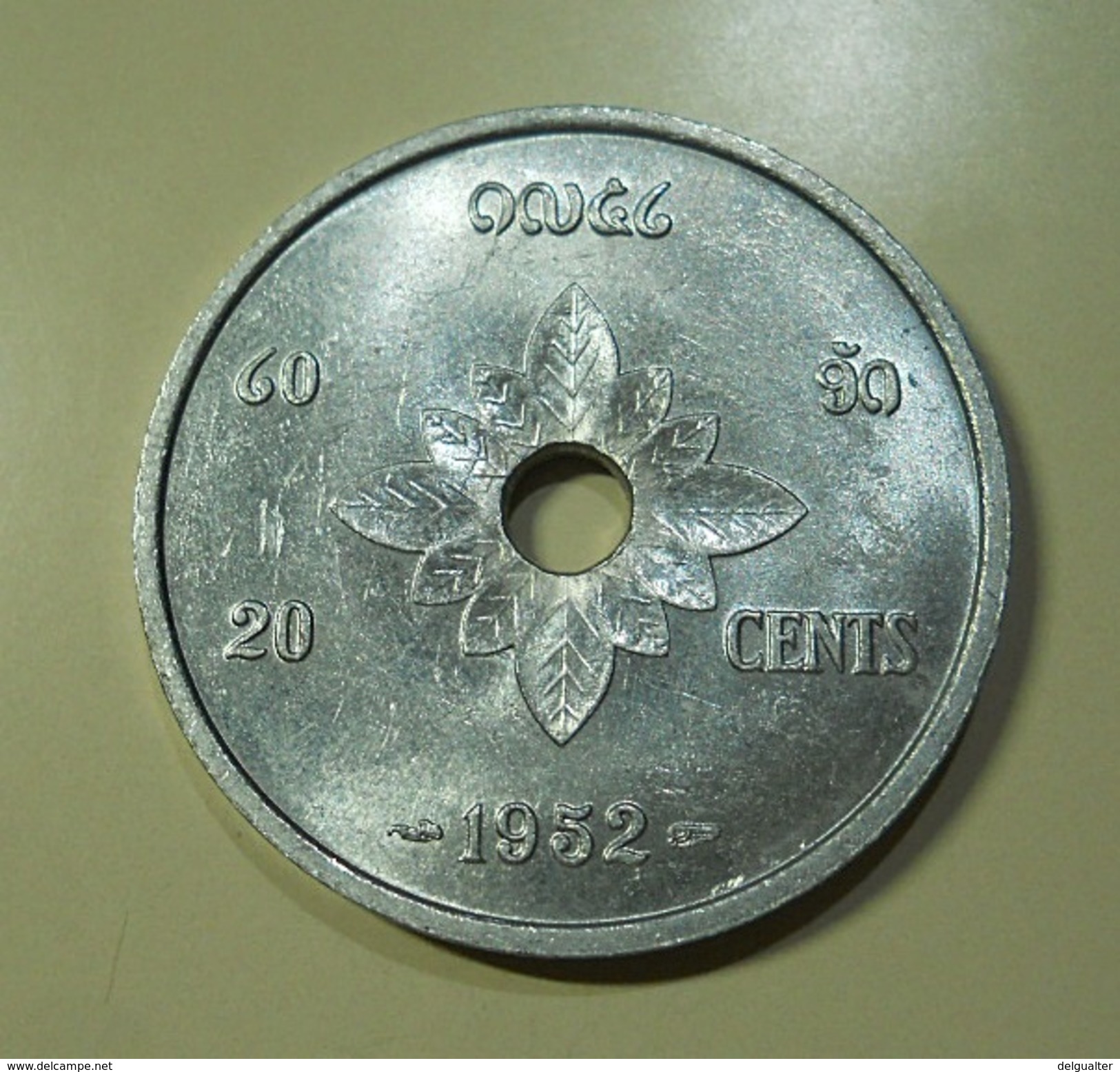 Laos 20 Cents 1952 - Laos