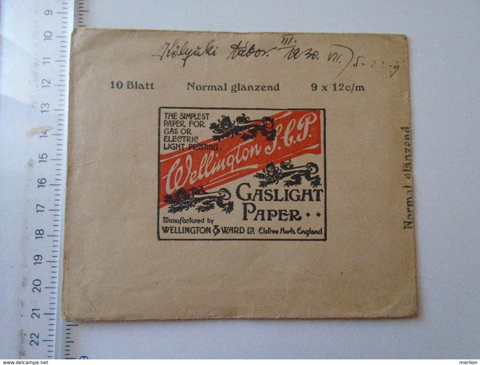 D150992 Pochette Enveloppe - Papier Auto-Vireur - Gaslight Paper -  Wellington & Ward - Matériel & Accessoires