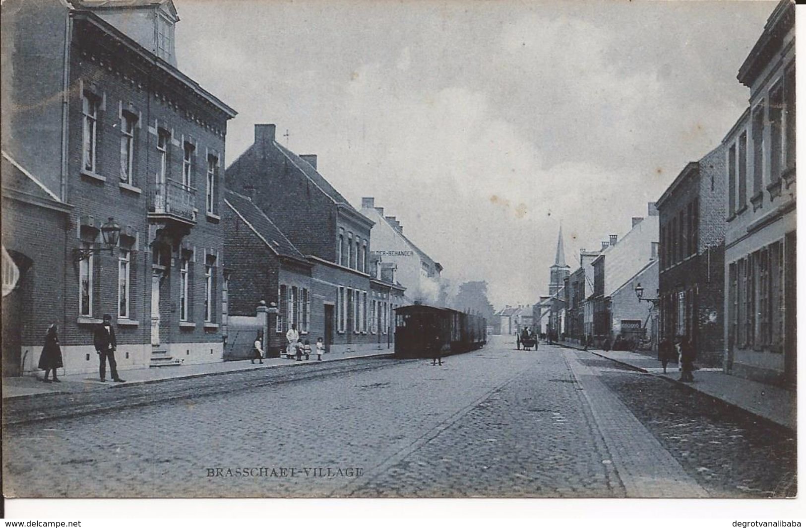 BRASSCHAAT:  Village (met Stoomtram, Blauwe Kaart) - Brasschaat