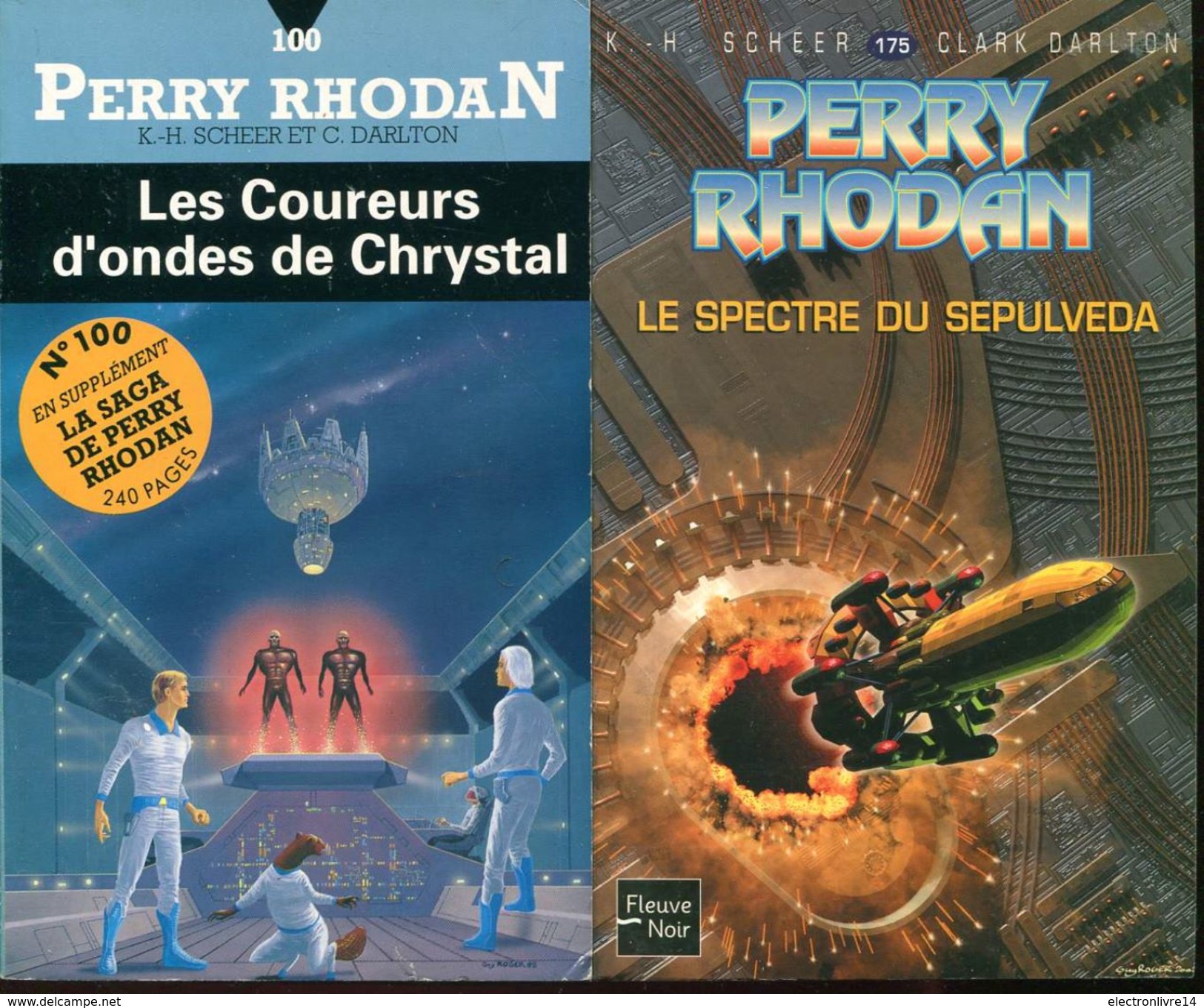 Lot De 16  Perry Rhodan N°119-216-303-120--310-100-175-10-112-109-82-83-123-113-148-117 - Fleuve Noir