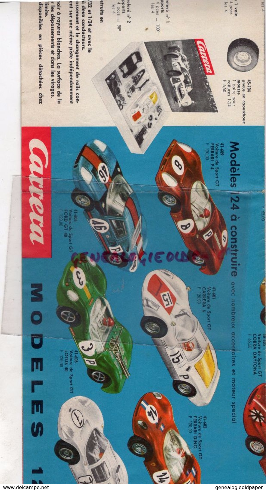 CATALOGUE JOUETS - JOUET CIRCUITS CARRERA- FARRARI-LOTUS-CHAPARRAL-FORD GT-COBRA ROADSTER-MAC LAREN-JAGUAR TYPE E - Sammlungen