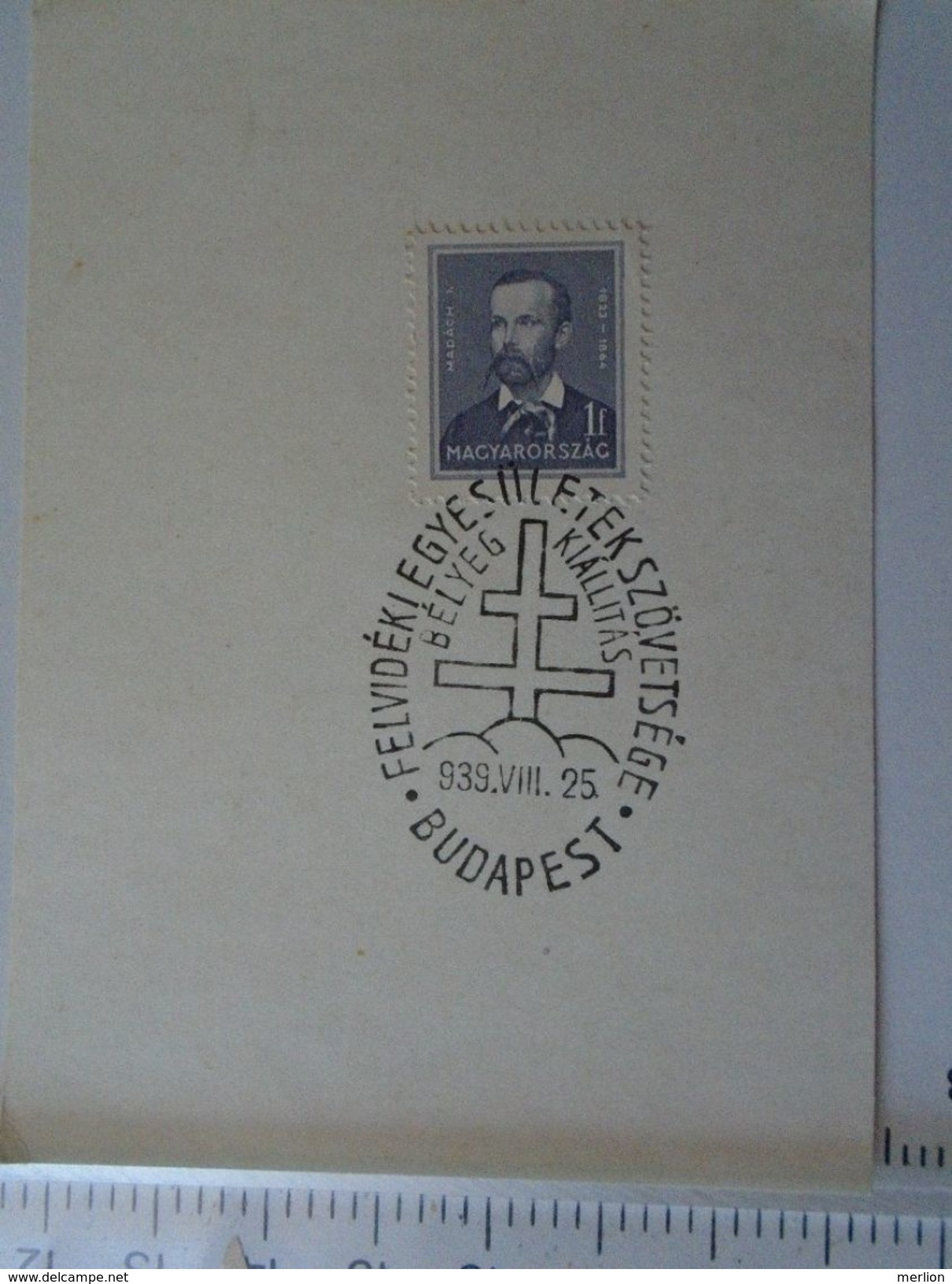 D150995.10  Hungary  Stamp With Cancel  Hungary - Felvidéki Egyesületek Szövetsége - Stamp Exhibition 1939 Budapest - Commemorative Sheets