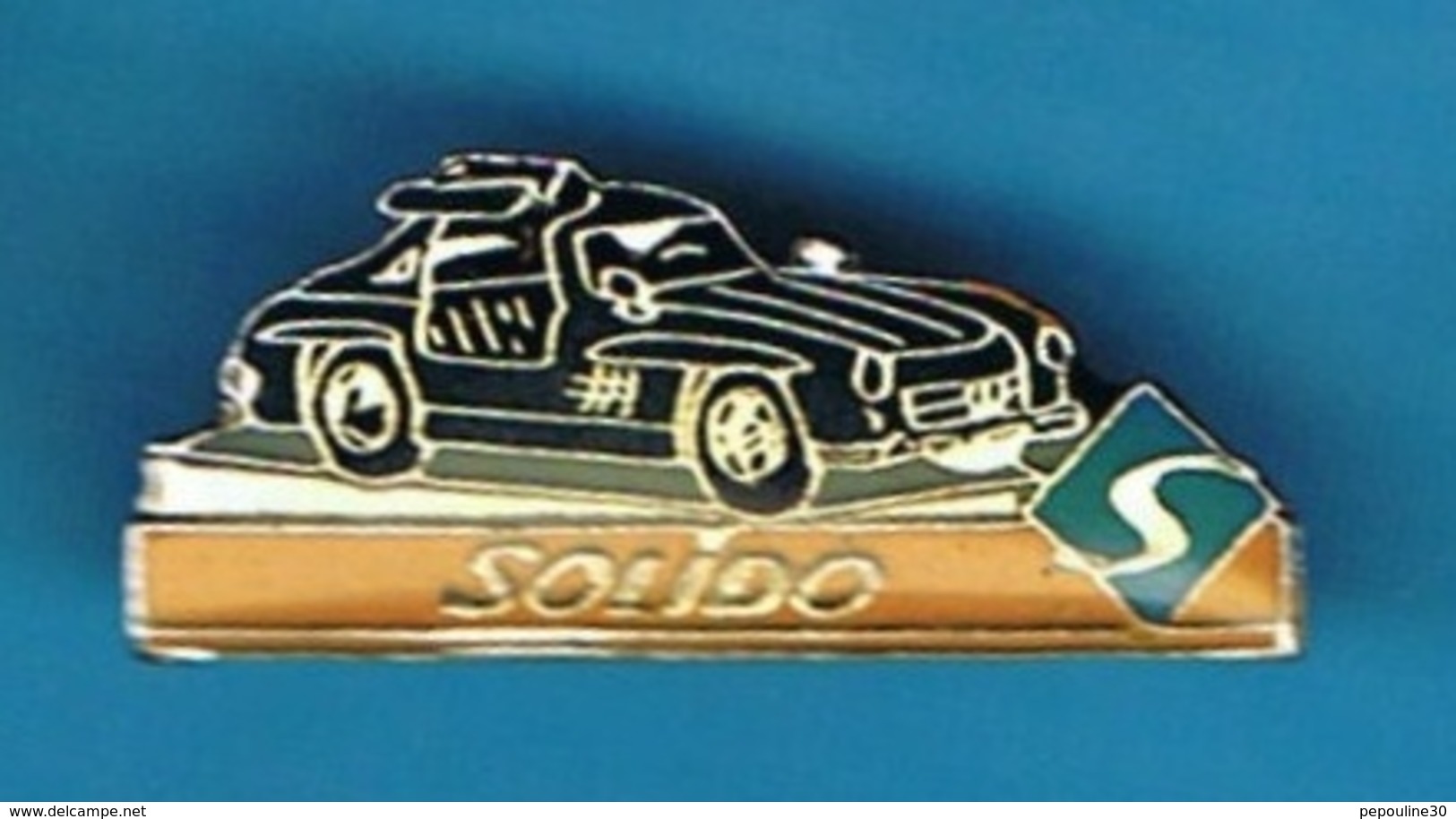 PIN´S  //  ** JOUET ** MINIATURE ** SOLIDO ** VOITURE MERCEDES BENZ 300 SL ** - Mercedes