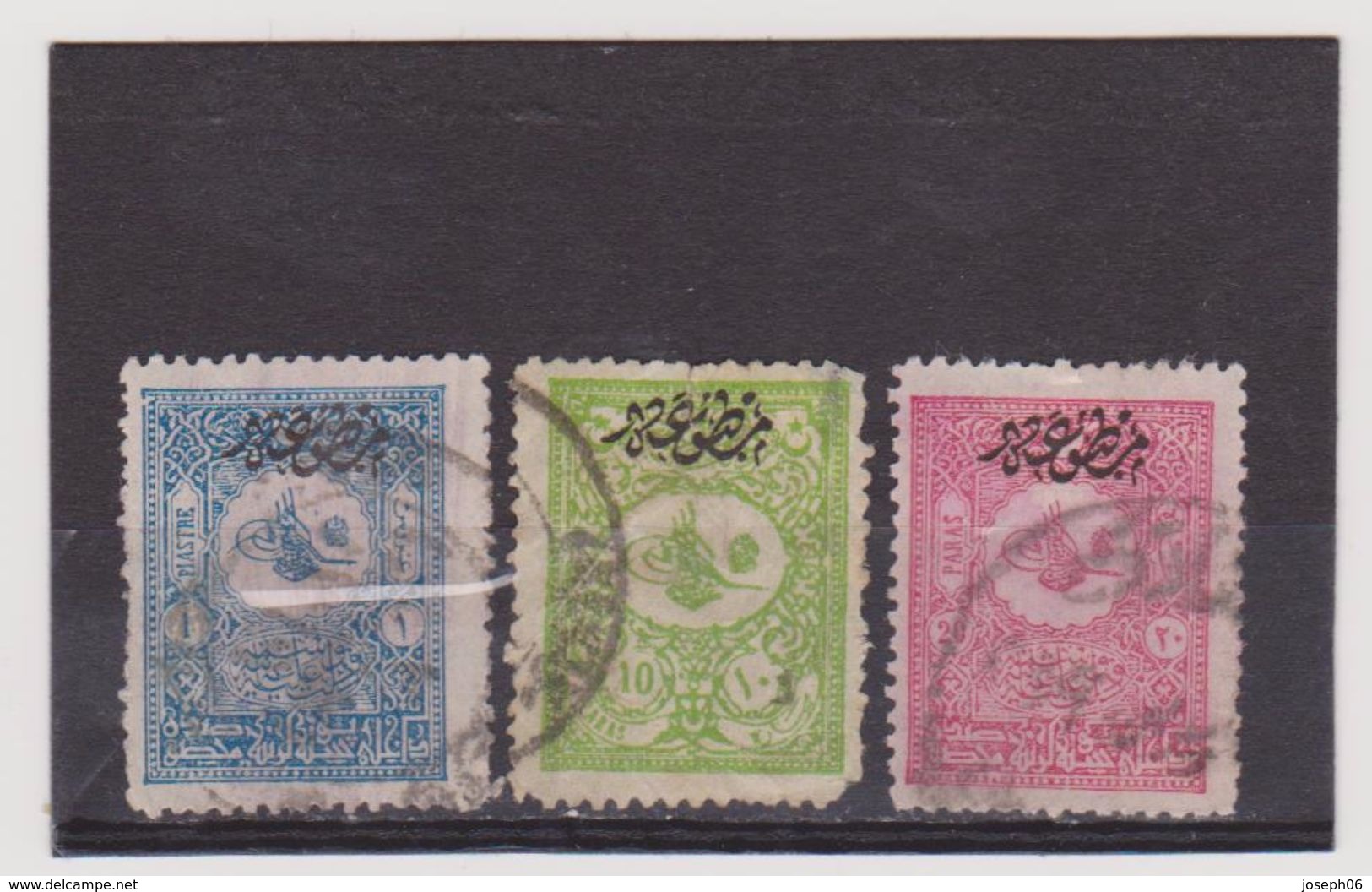 TURQUIE   1901  Journaux  Y.T. N° 17  à  22  Incomplet  Oblitéré - Newspaper Stamps