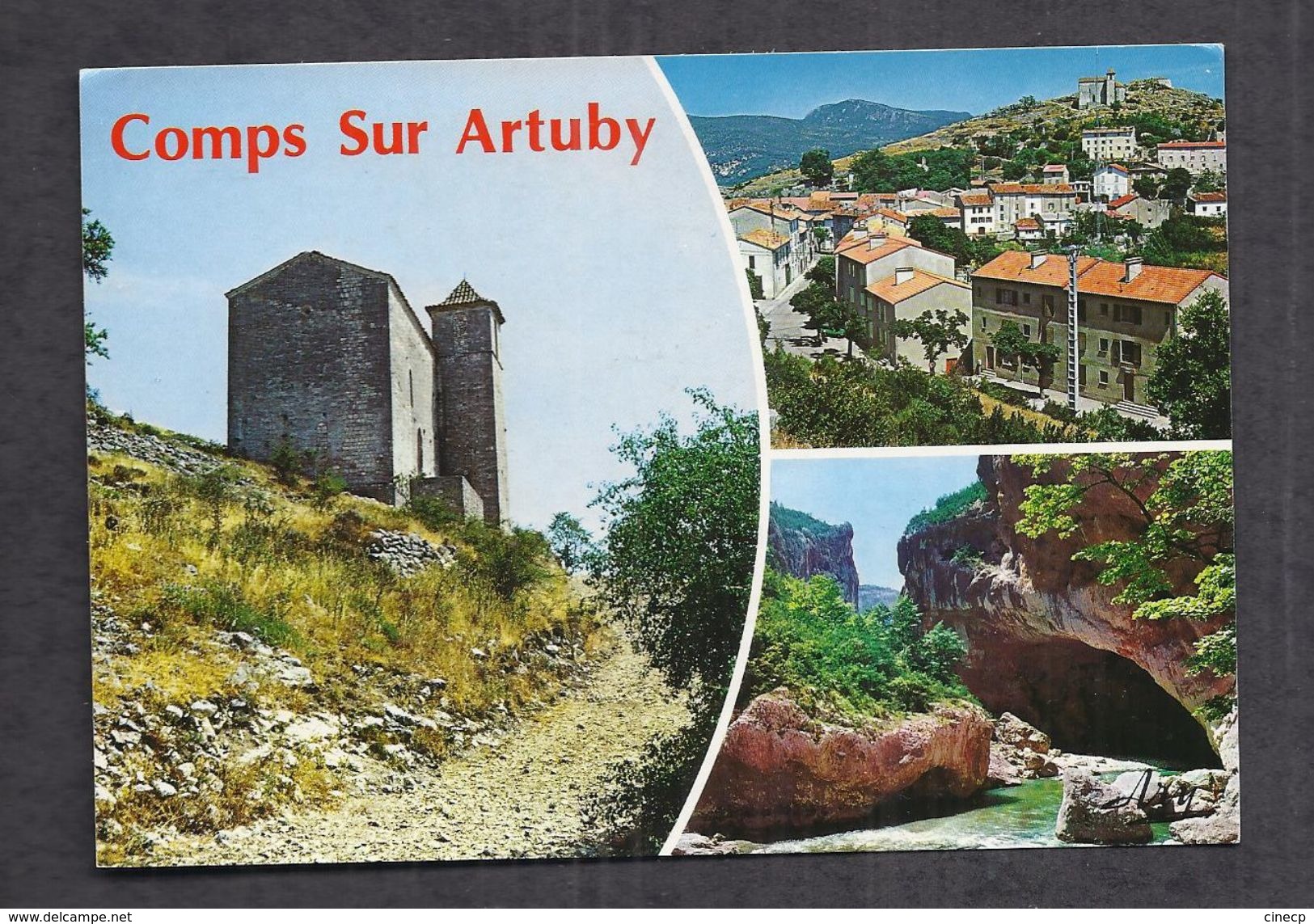 CPSM 83 - COMPS SUR ARTUBY - TB CP 3 Vues Dont Vue Générale , Etc... - Comps-sur-Artuby