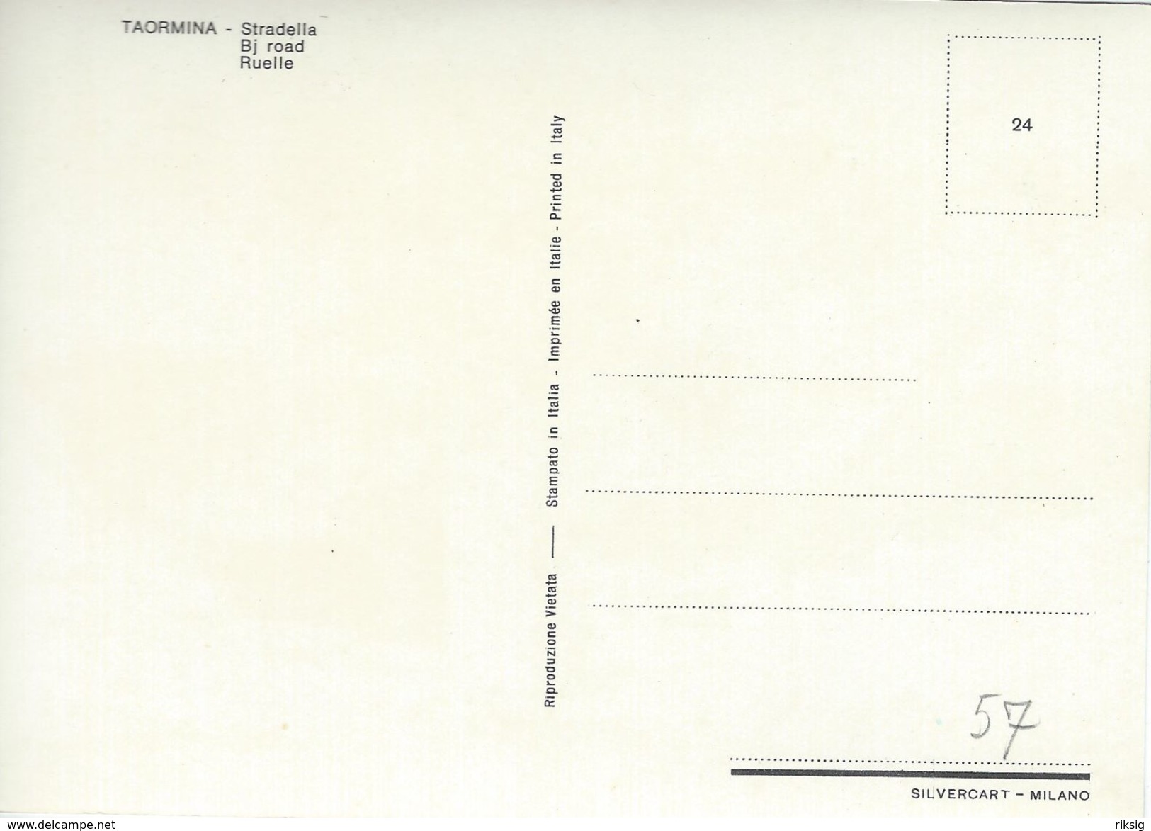 Taormina - Stradella.  Italy.  # 06434 - Other & Unclassified