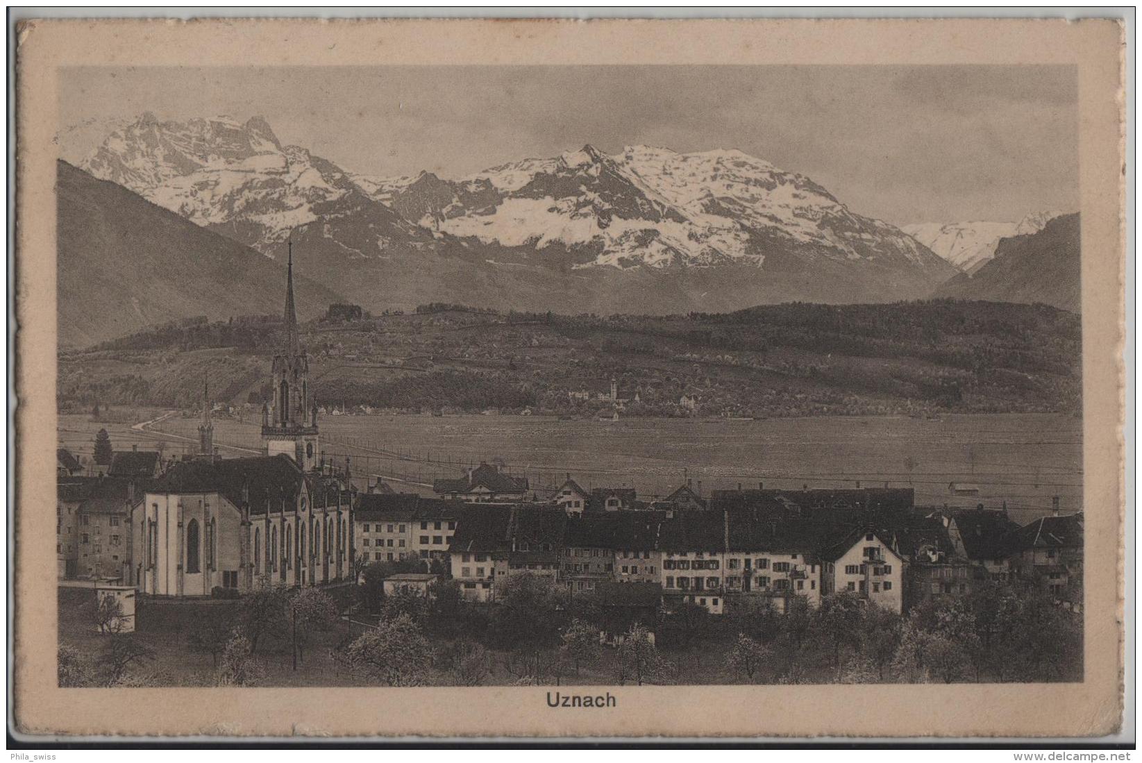 Uznach - Generalansicht Mit Kirche - Uznach