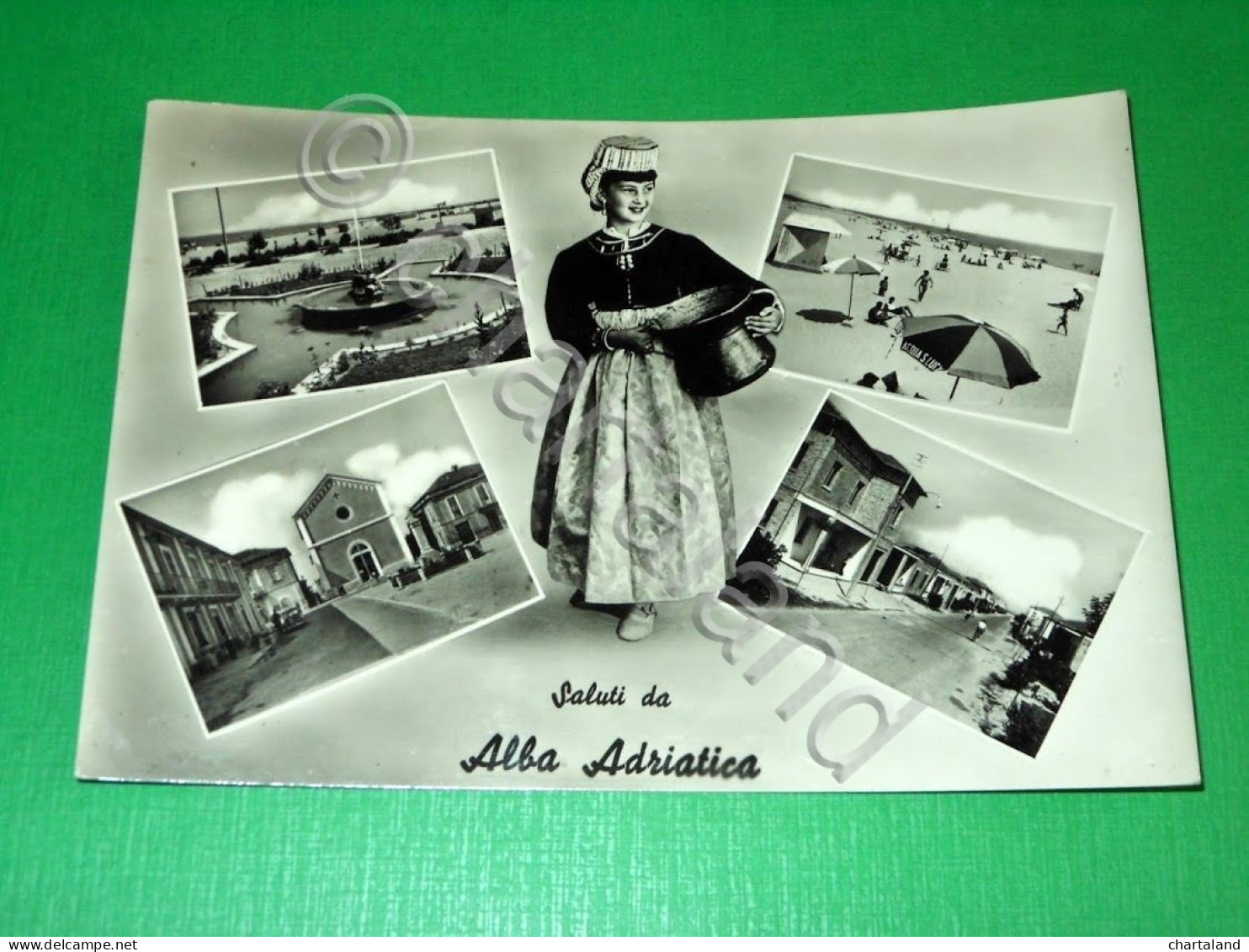 Cartolina Saluti Da Alba Adriatica - Vedute Diverse 1958 - Teramo