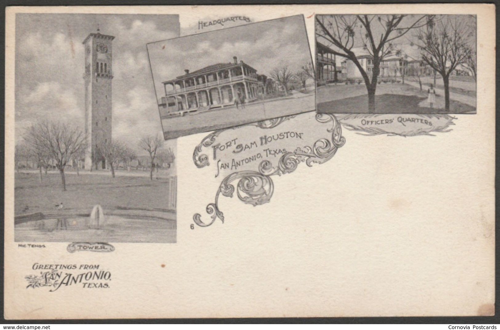 Fort Sam Houston, San Antonio, Texas, C.1904 - Postcard - San Antonio