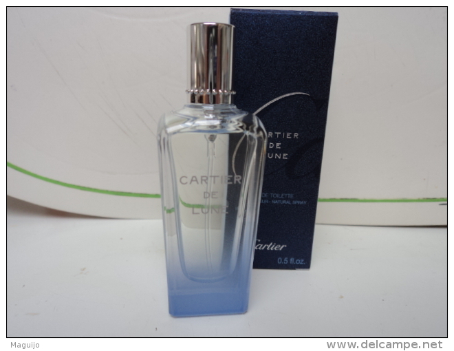 CARTIER "" CARTIER DE LUNE"" MINI EDT VAPO 15 ML  UNE SEULE!!! LIRE !!! - Miniatures Femmes (avec Boite)