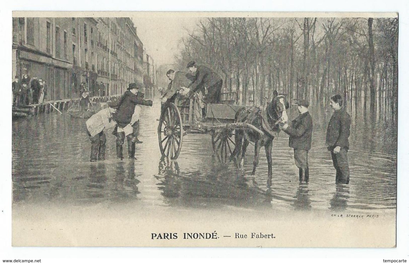 Paris Inondé - Rue Fabert - Arrondissement: 07