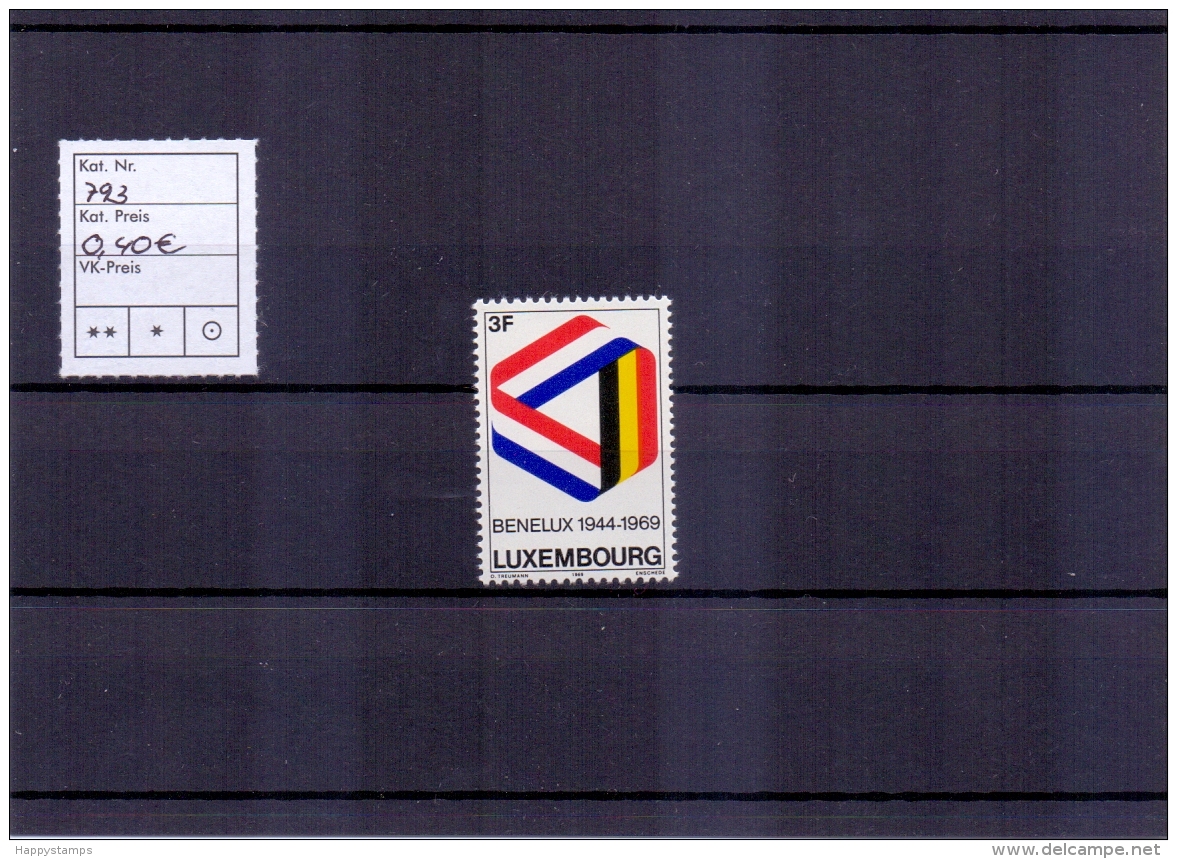 Luxemburg - BENELUX - Zollabkommen 1969 (**/MNH) - Nuovi