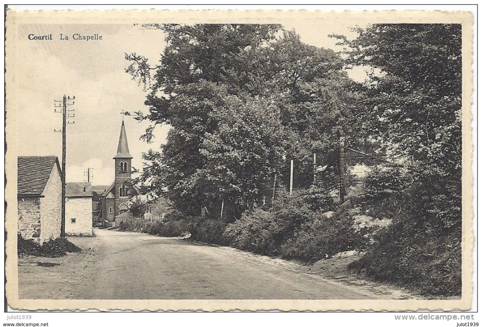 COURTIL ..-- La Chapelle . 1957 Vers ATHUS ( Melle GOBERT Yvette ) . Voir Verso . - Gouvy