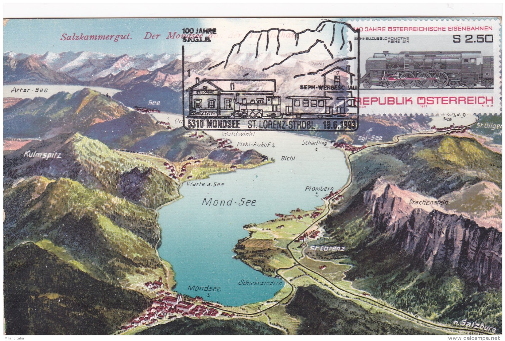 Salzkammergut - Der Mondsee (1039) * 1921 - Mondsee