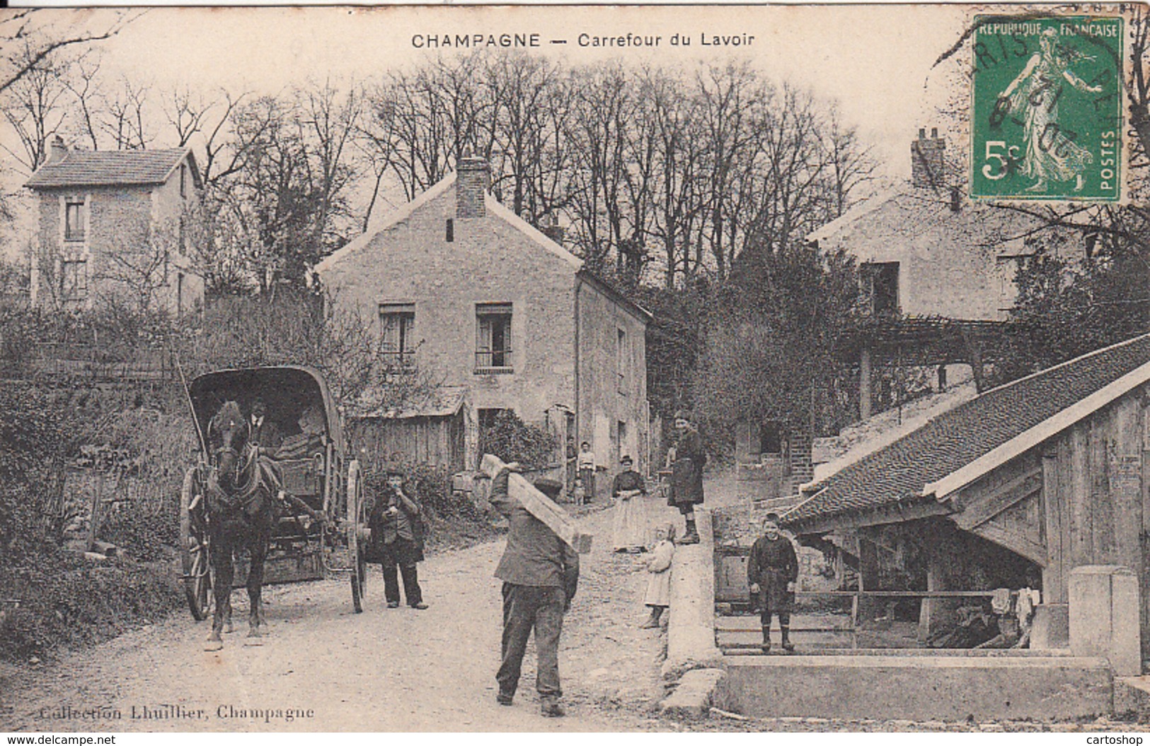 CHAMPAGNE SUR OISE (95) Le Lavoir - Champagne Sur Oise
