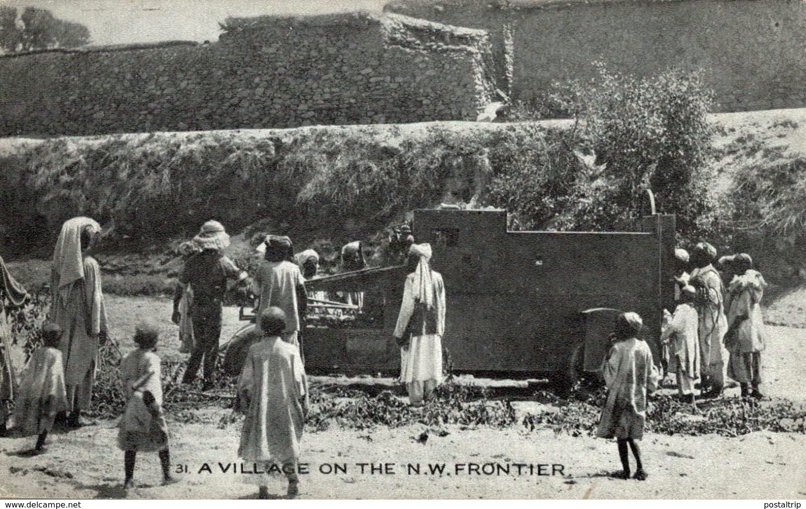 RARE   A VILLAGE ON THE N W   FRONTIER - Afghanistan