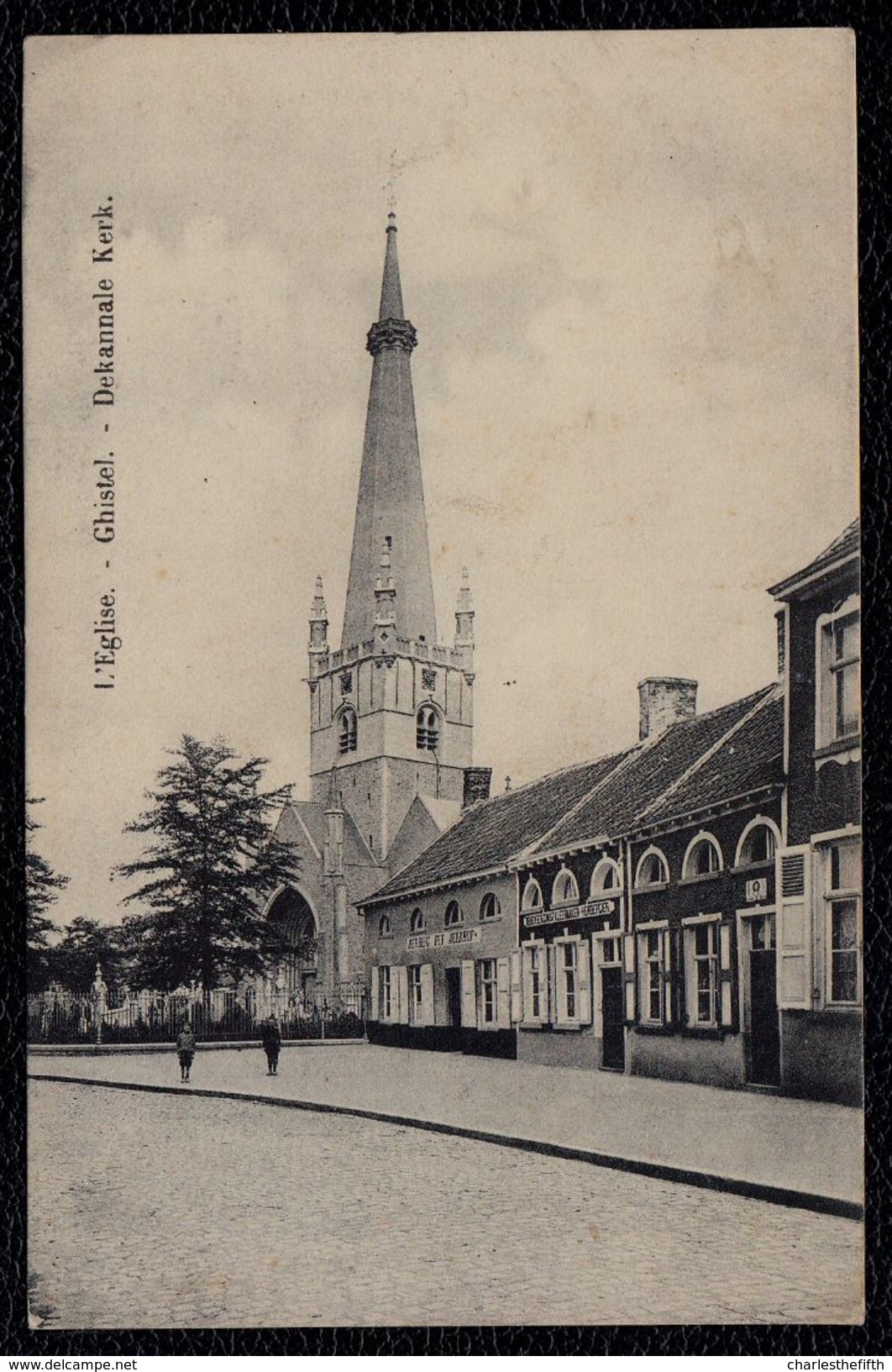 GISTEL - DEKANNALE KERK - Niet Courant - Herberg Neerhof En Kleermaker Herbergier Dekeyser - Gistel