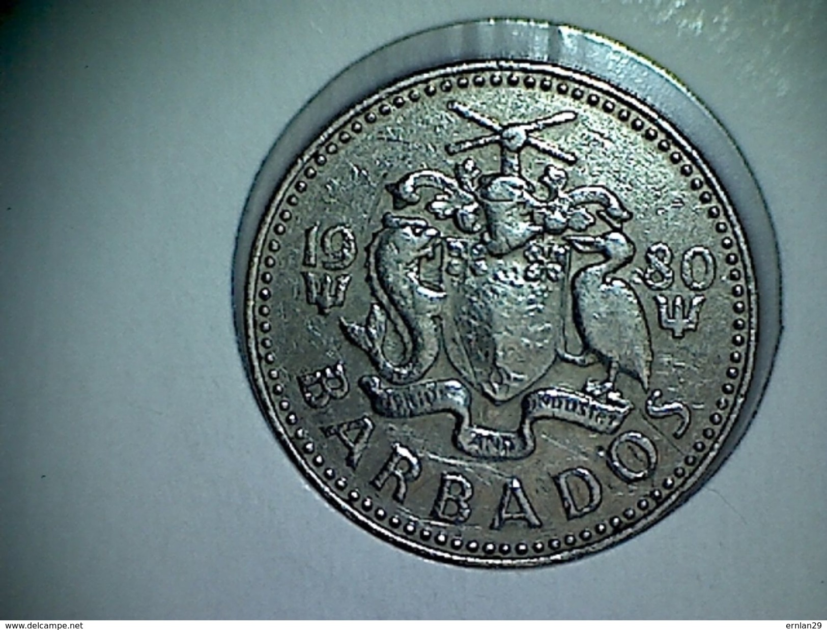 Barbados 25 Cents 1980 - Barbados