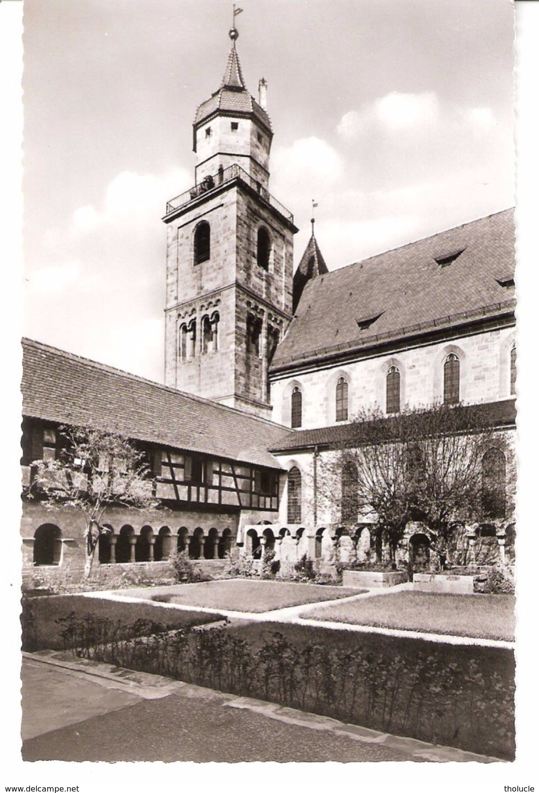 Feuchtwangen (Ansbach-Bayern-Bavière)-Klostergarten Mit Stiftskirche-Echt Foto - Feuchtwangen