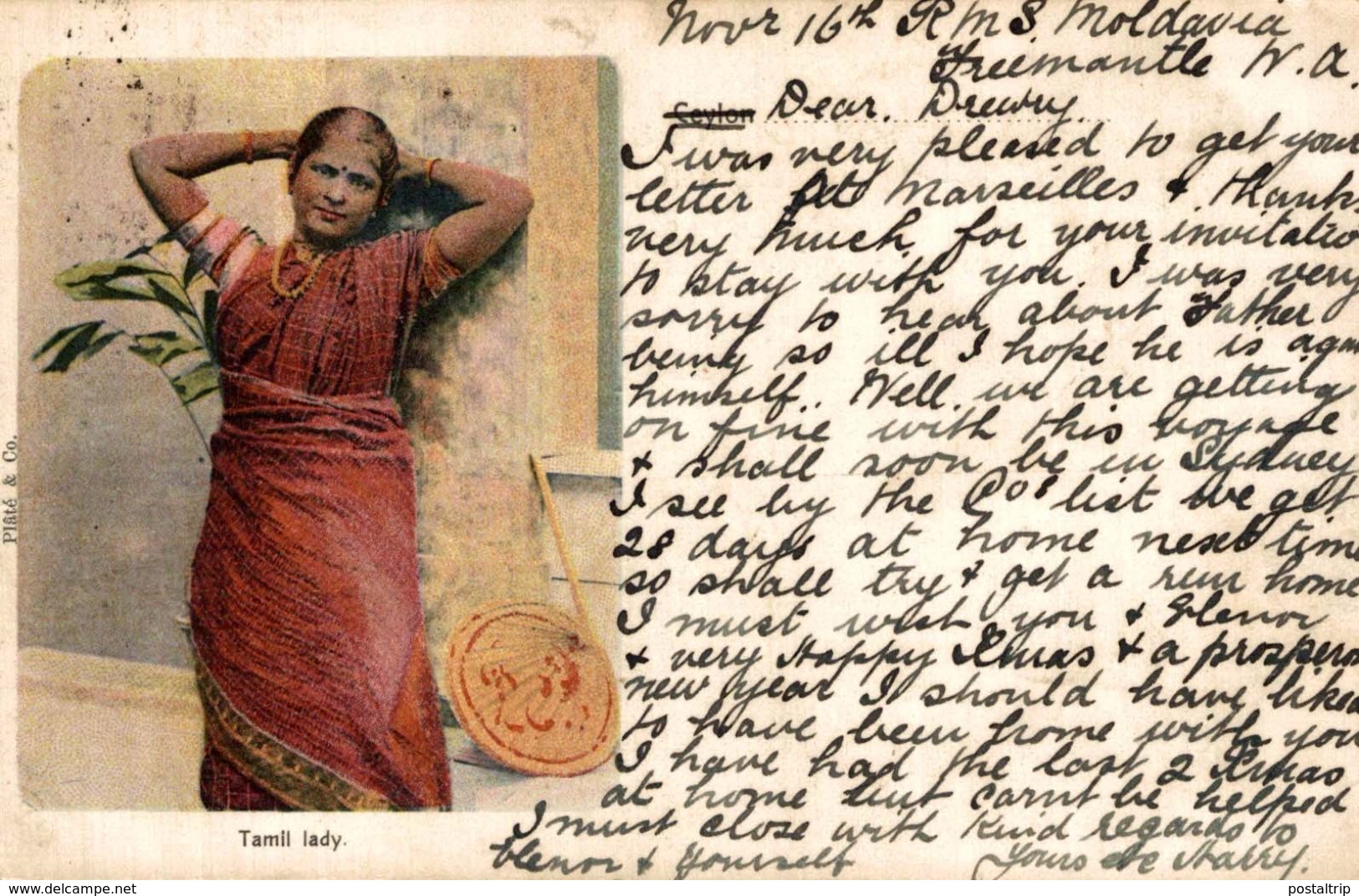 SRI LANKA. TAMIL LADY - Sri Lanka (Ceilán)