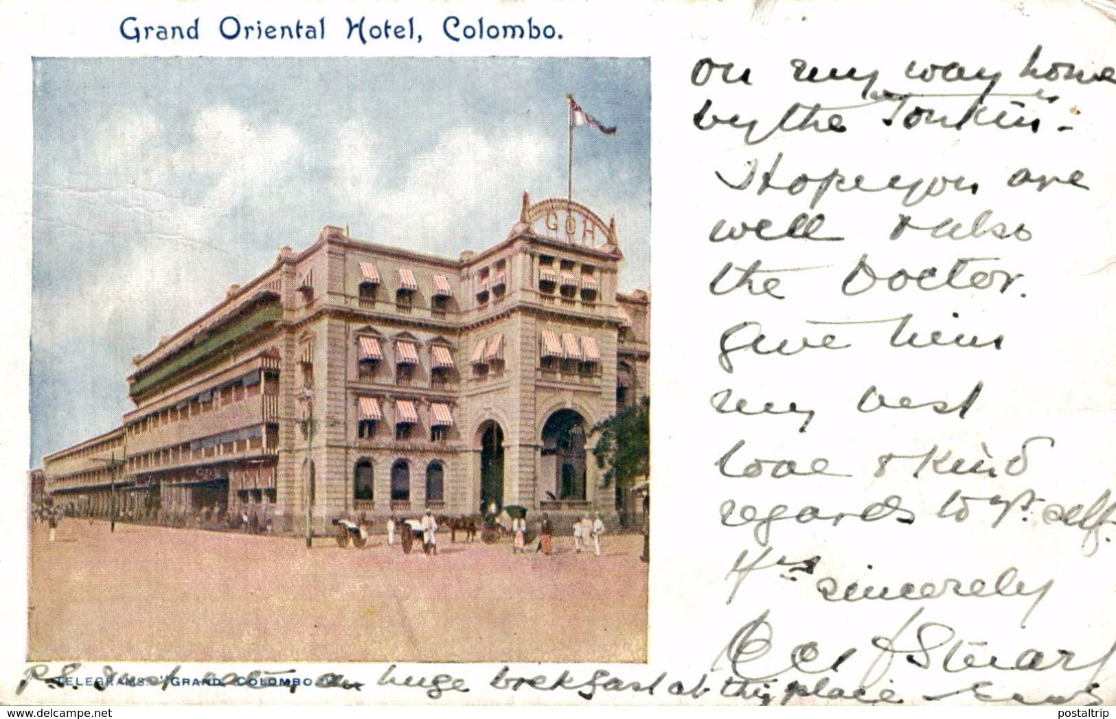 SRI LANKA. CEYLON. Colombo - Grand Oriental Hotel - Sri Lanka (Ceylon)