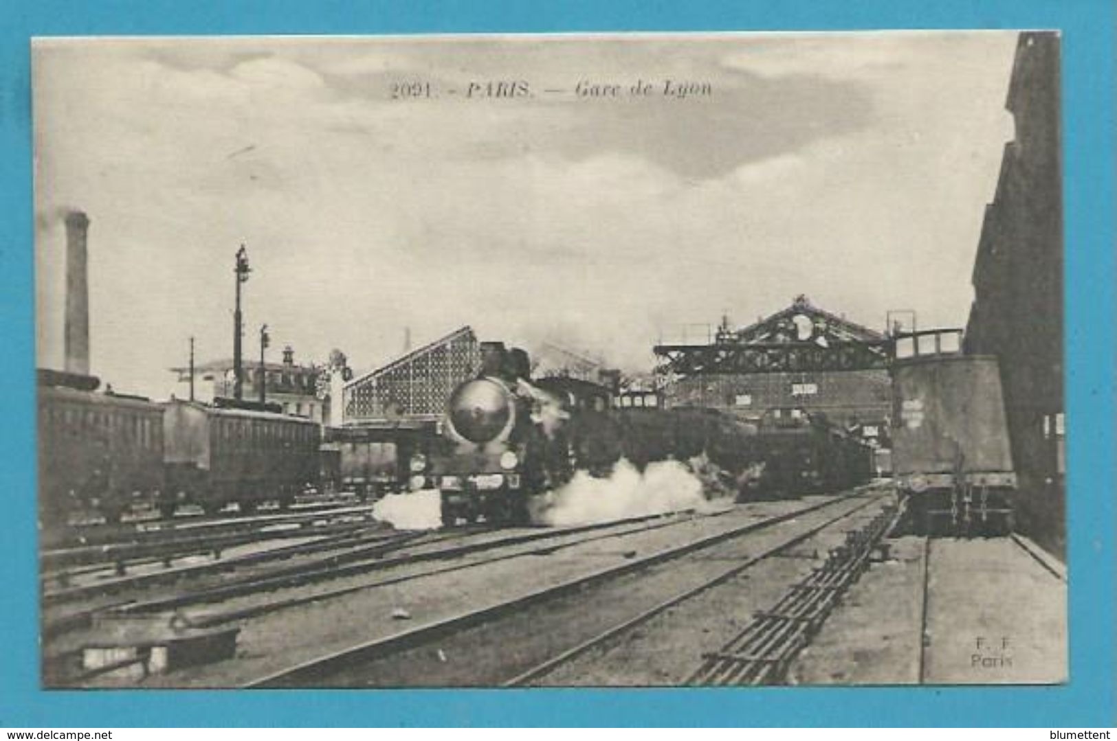 CPA 2091 - Chemin De Fer Train Gare De Lyon PARIS - Metro, Stations