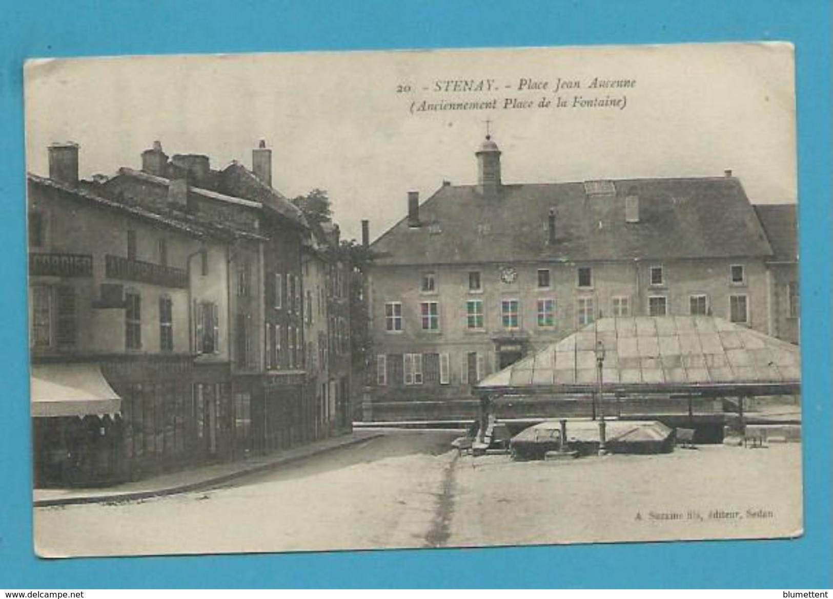 CPA Place Jean Ancenne (anciennement Place De La Fontaine) STENAY 55 - Stenay