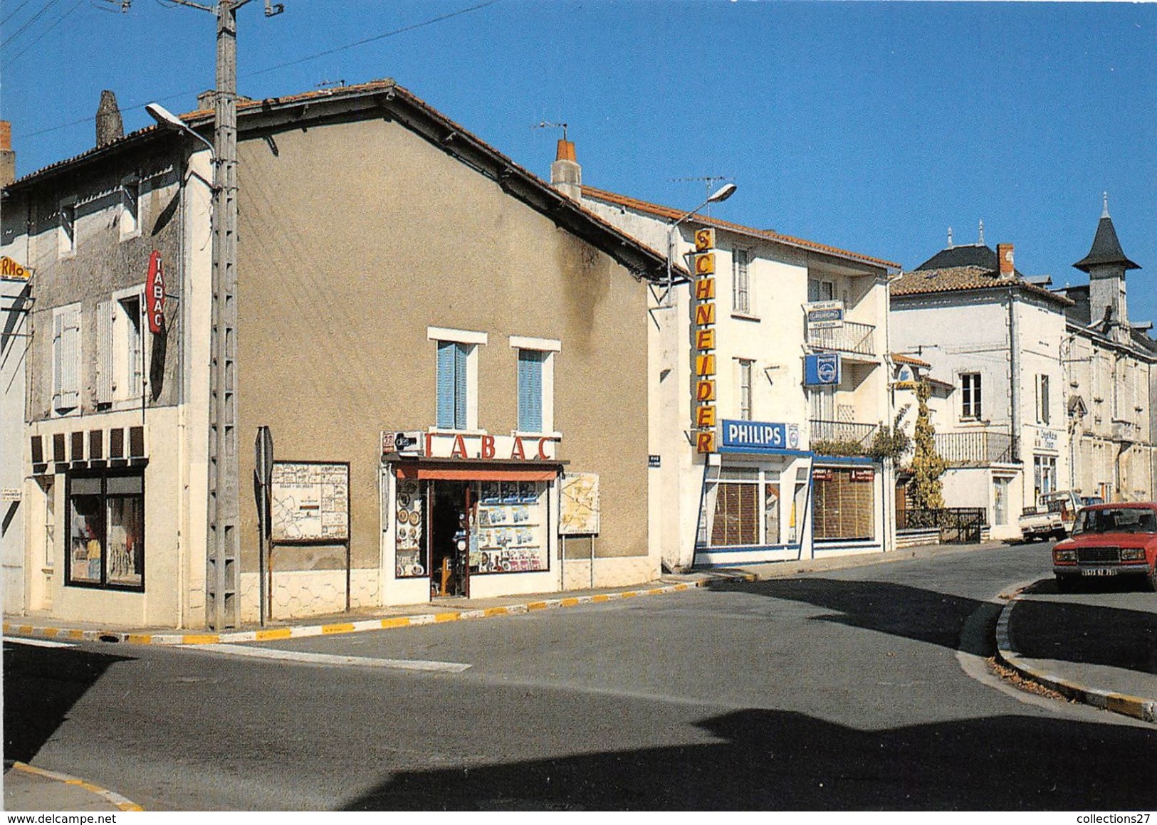 79-SAUZE-VAUSSAIS- CARREFOUR DE LA TOUR , CENTRE VILLE - Sauze Vaussais