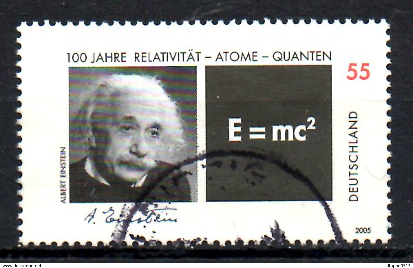 ALLEMAGNE. N°2475 (Réf. Michel) De 2005 Oblitéré. Einstein. - Albert Einstein