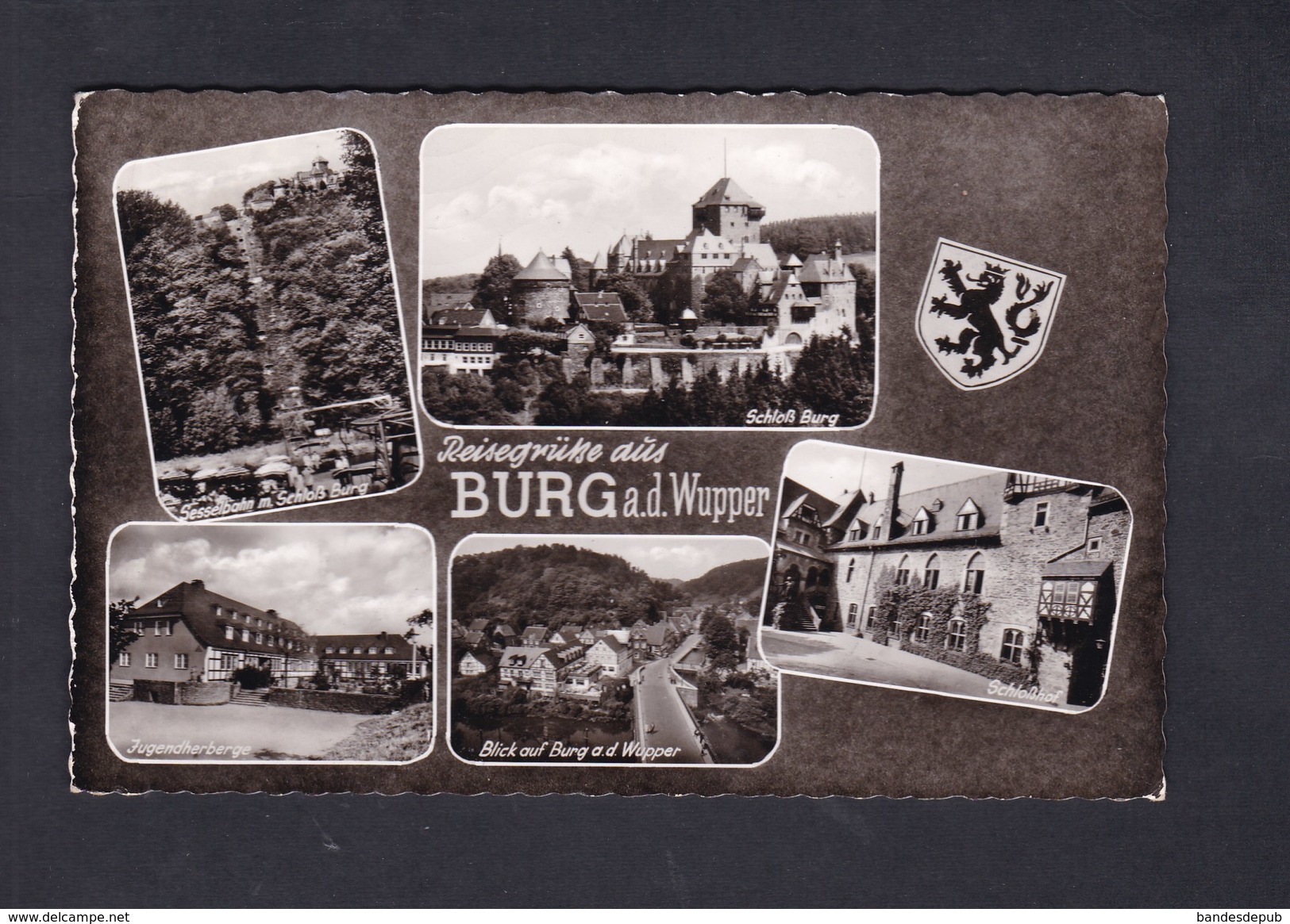 AK Reisegrusse Aus Burg A.d. Wupper ( Multivues Cramers Kunstanstalt KG) - Solingen