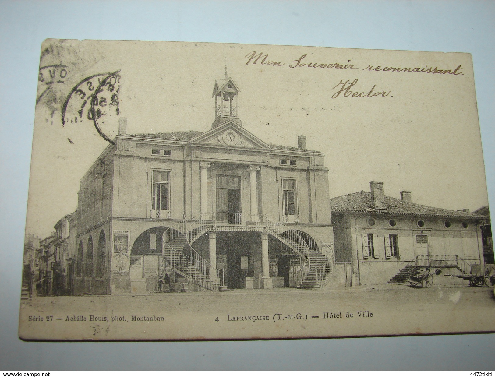 C.P.A.- Lafrançaise (82) - Hôtel De Ville - 1904 - TTB (A73) - Lafrancaise
