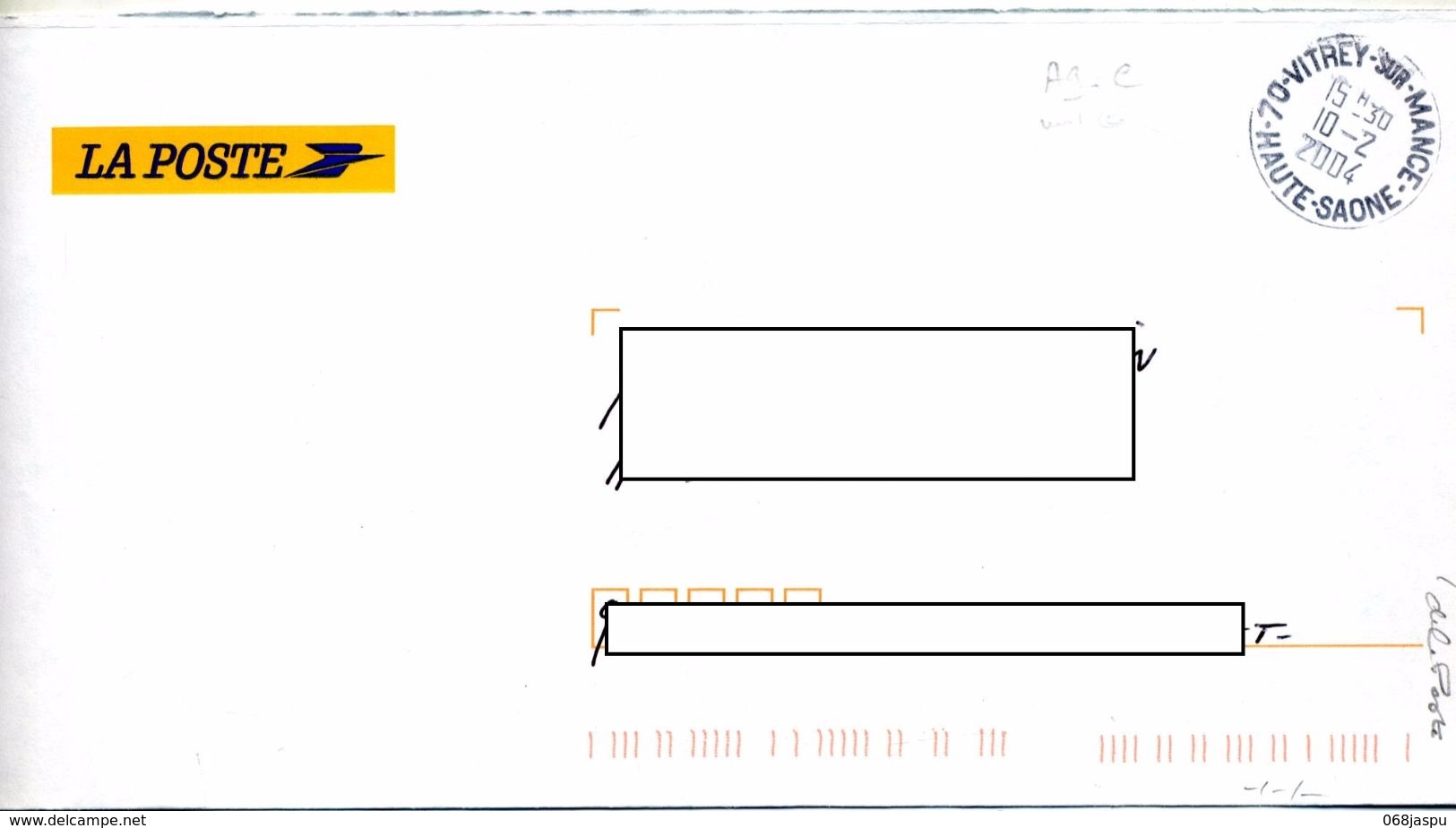 Lettre Franchise Cachet Vitrey - Bolli Manuali