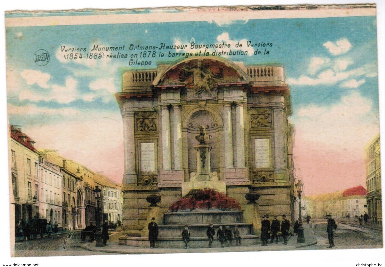 Verviers, Monument Ortmans Hauzeur Bourgemestre De Verviers (pk35308) - Verviers