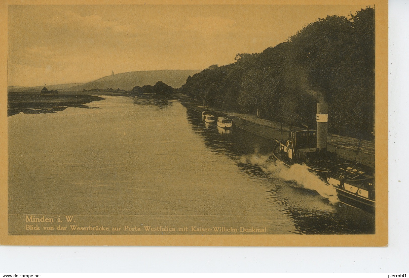 ALLEMAGNE - MINDEN - Blick Von Der Weserbrücke - Minden