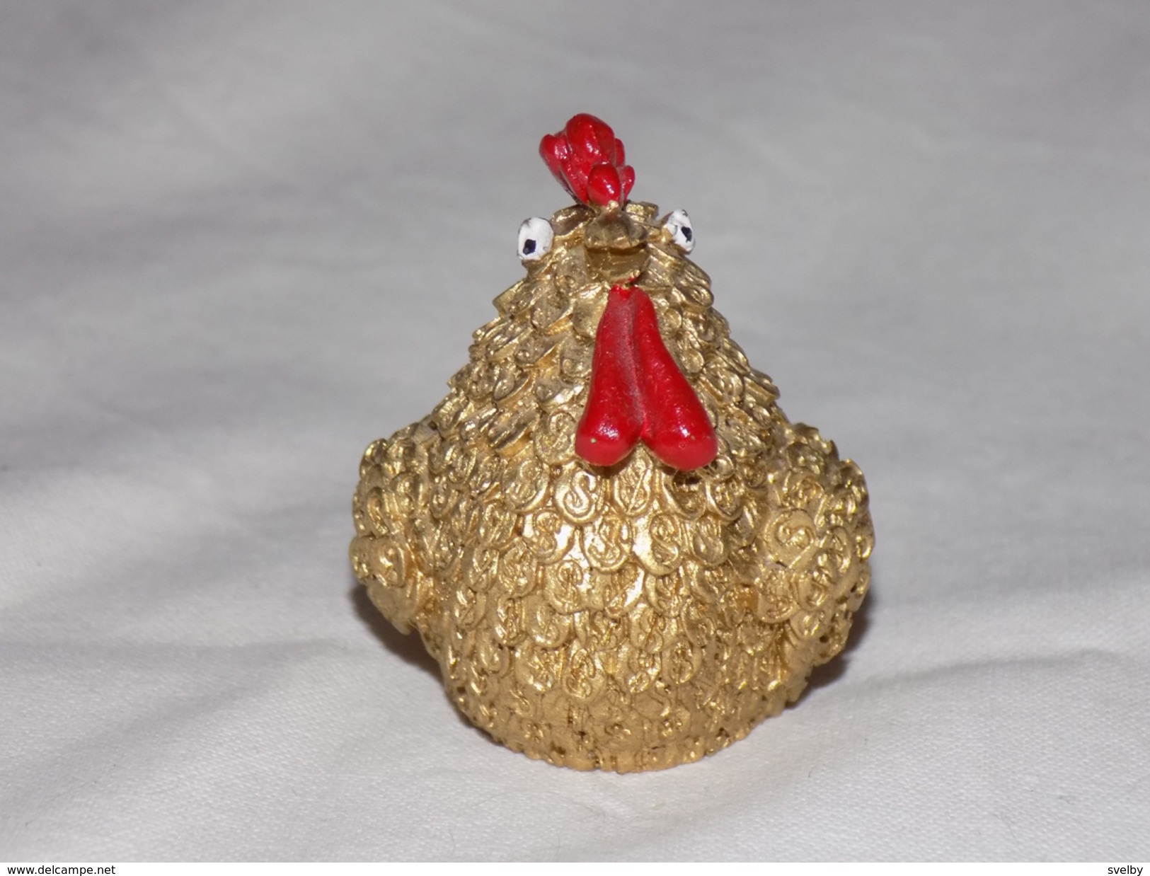 Russian Vintage Statuette Chicken - Oiseaux - Poules & Coqs