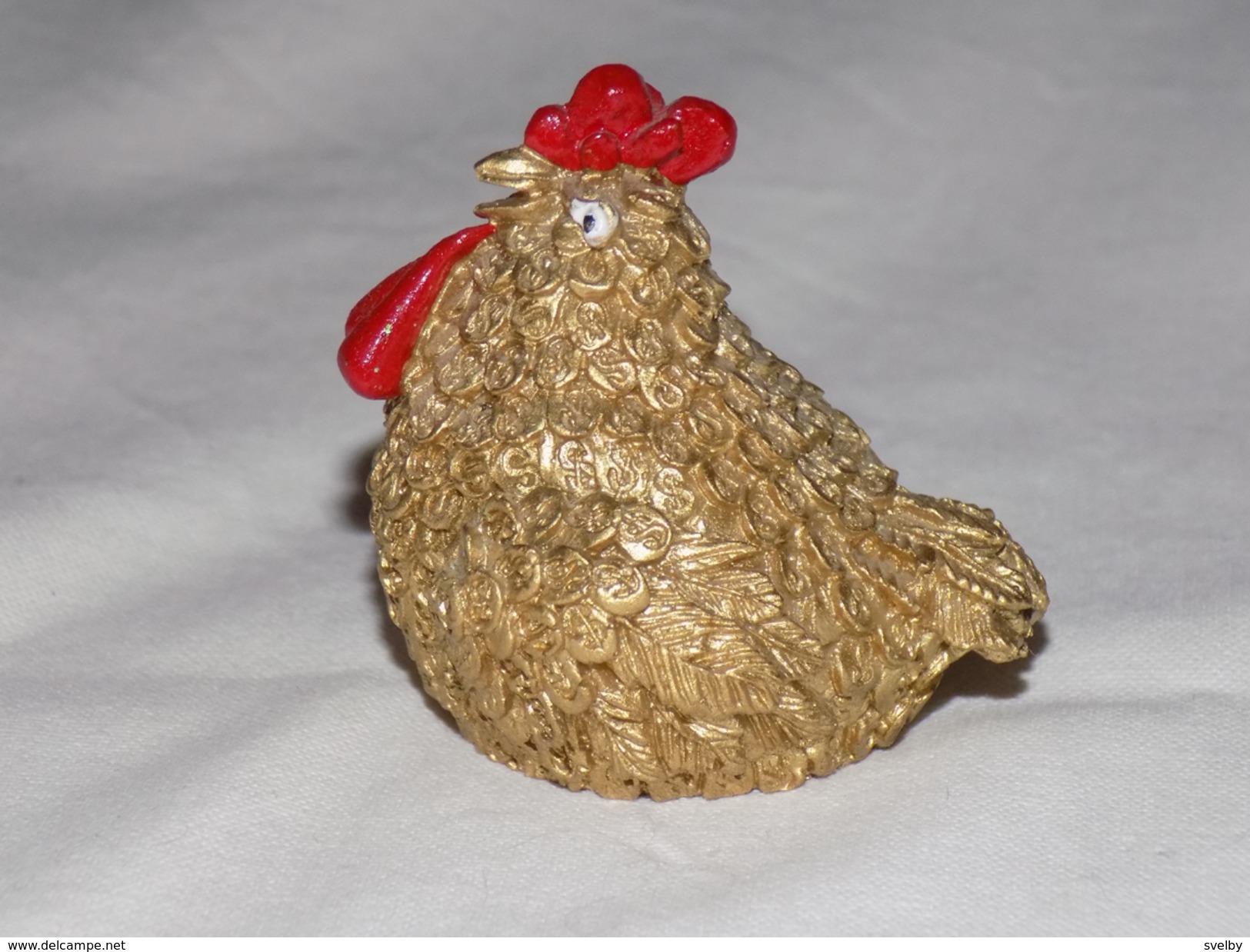 Russian Vintage Statuette Chicken - Oiseaux - Poules & Coqs