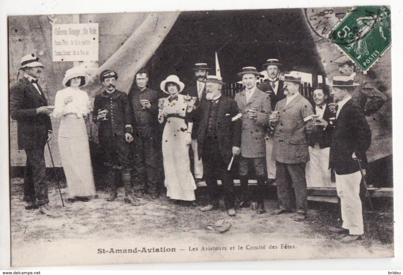 18  SAINT AMAND AVIATION   Les Aviateurs Et Le Comité Des Fêtes - Saint-Amand-Montrond