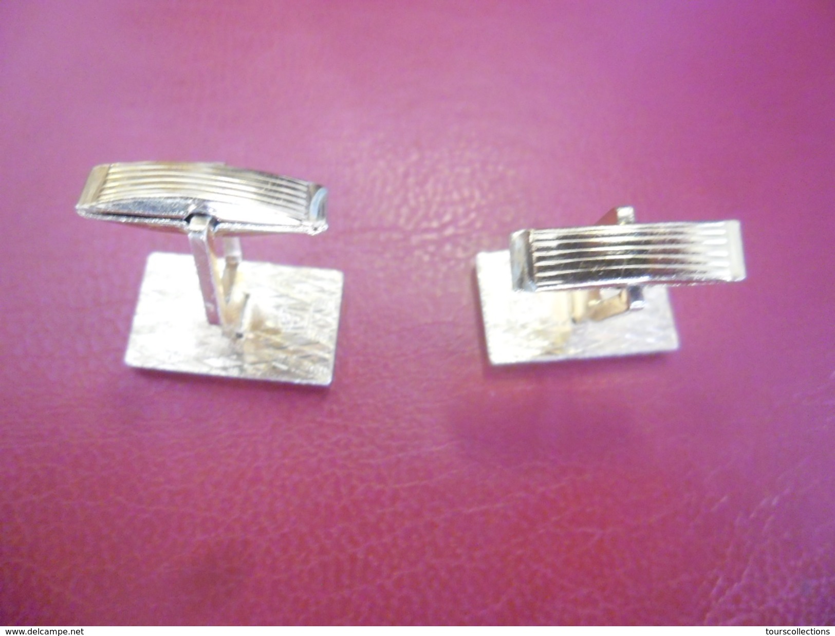 BOUTONS De MANCHETTE Rectangle - La Paire - Cuff Links & Studs