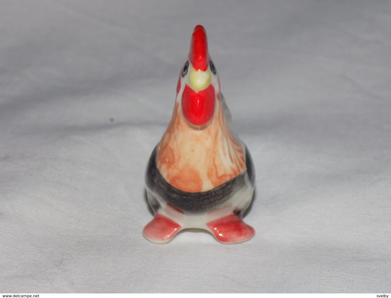 Russian Vintage Statuette Cock - Birds - Chicken