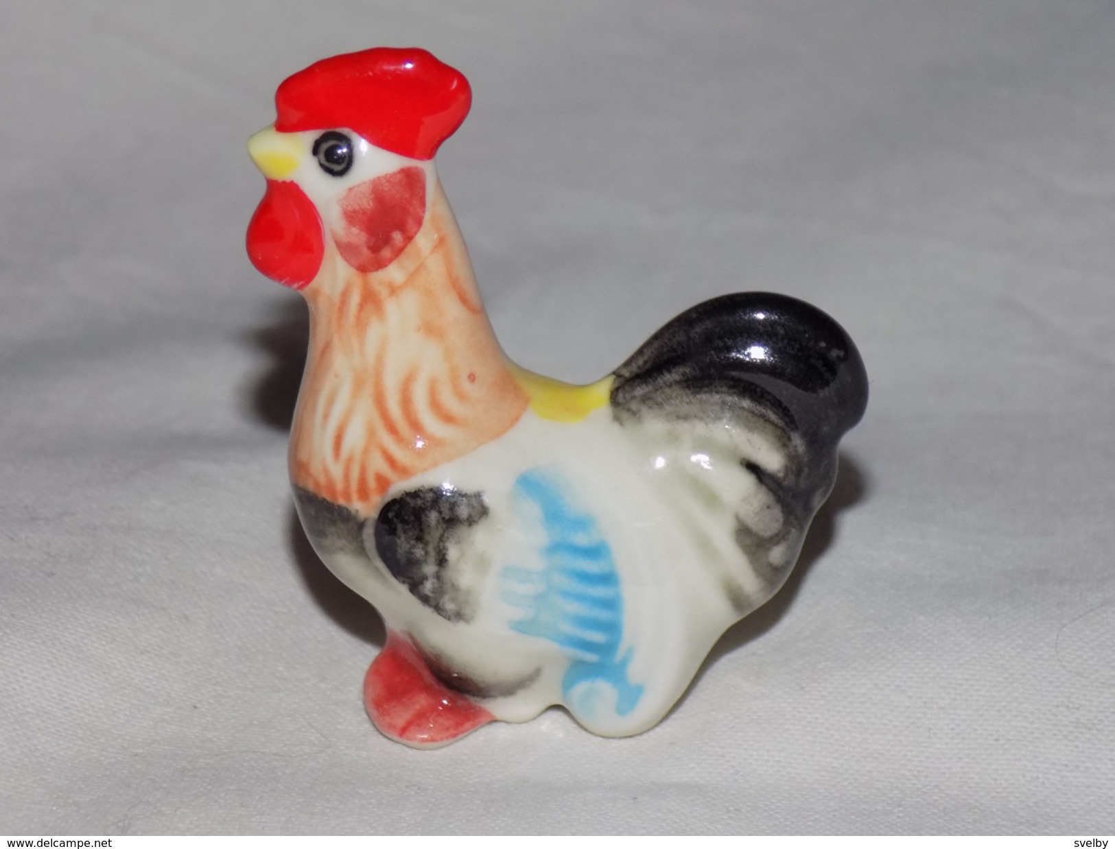 Russian Vintage Statuette Cock - Oiseaux - Poules & Coqs