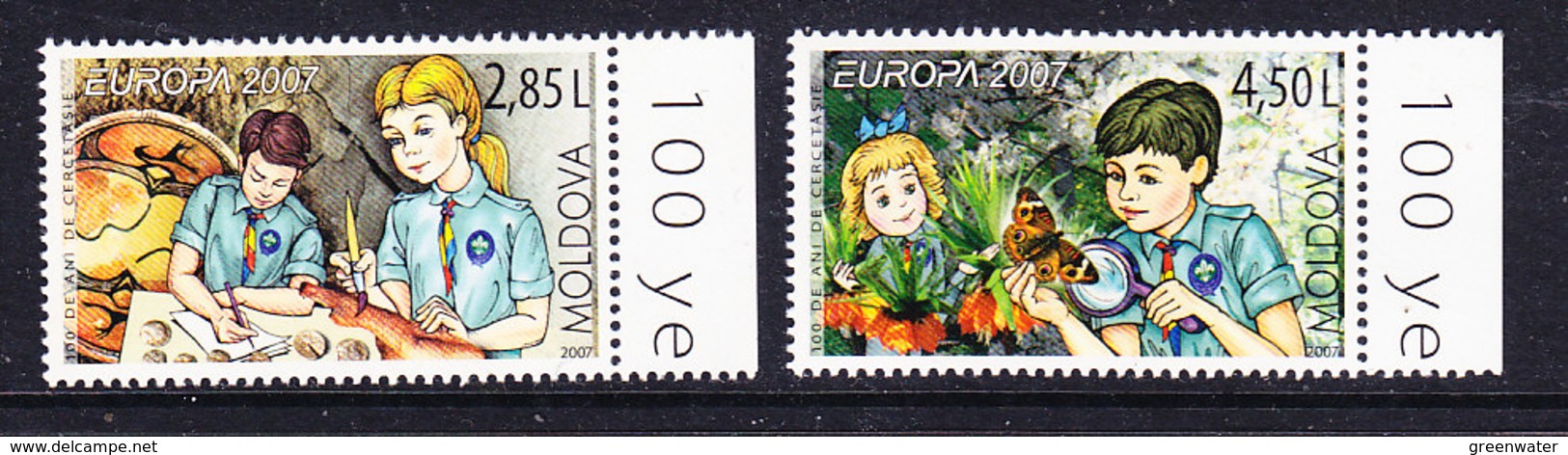 Europa Cept 2007 Moldova 2v (+margin) ** Mnh (36230B) - 2007