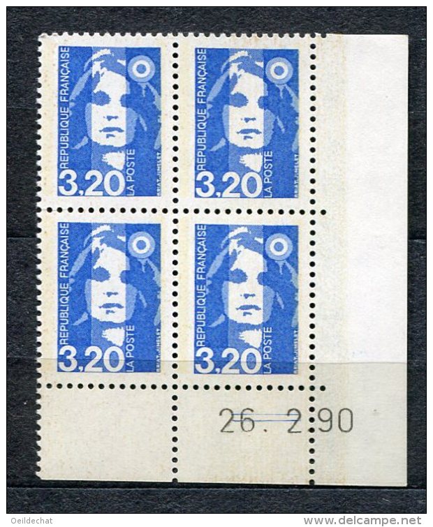 2984  Dr  FRANCE  N°  2623**  Marianne Du Bicentenaire   3 F 20  Bleu  Du  26/2/90   SUPERBE - 1990-1999