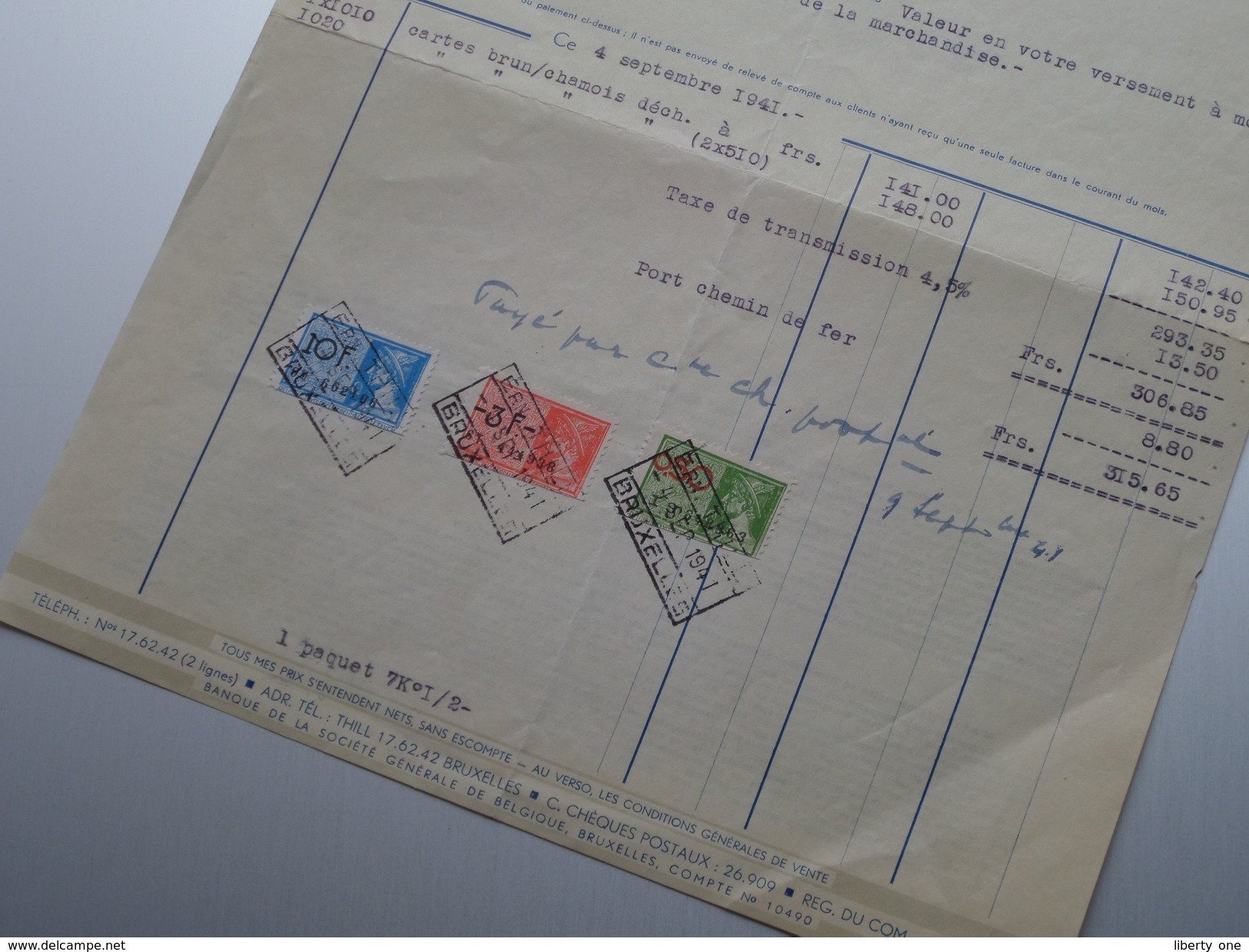 Maison ERN. THILL Spécialité De Cartes Vues / Postkaarten ( Nels ) > Abbé G. Van Zuylen Château ARGENTEAU - 1941 ! - Druck & Papierwaren