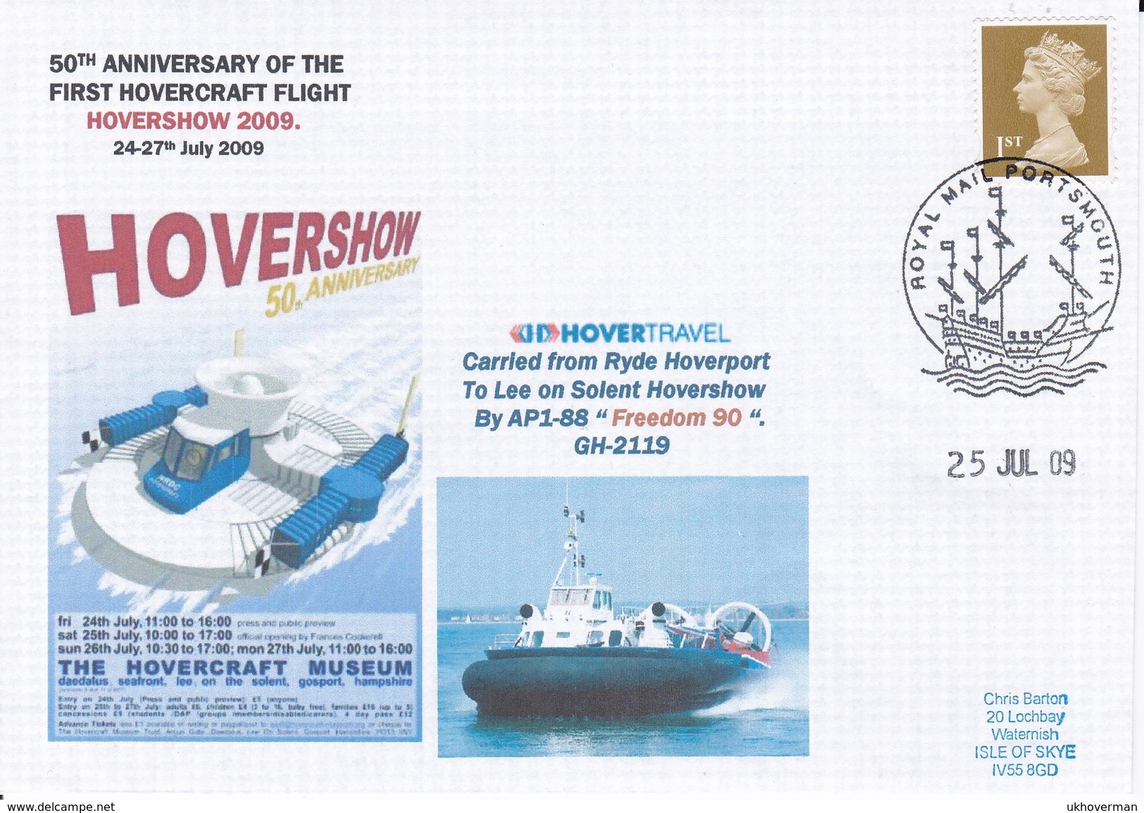 HOVERCRAFT>HOVERCRAFT MAIL>HOVERMAIL>ENGLAND>HOVERSHOW - Maritime