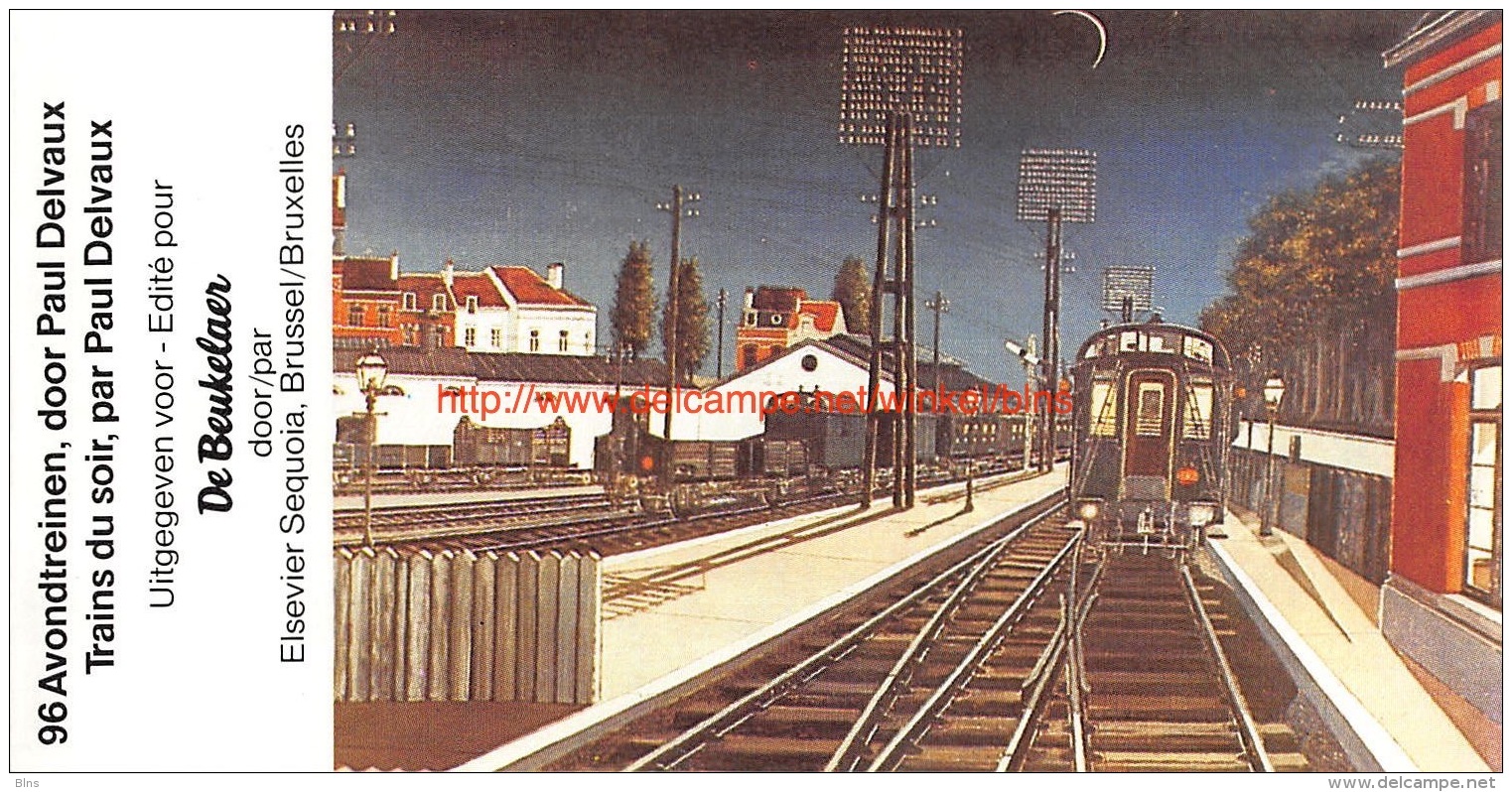 De Beukelaer - Belgie Van De Prehistorie Tot Heden - Nr.96 - Avondtreinen Door Paul Delvaux - De Beukelaer