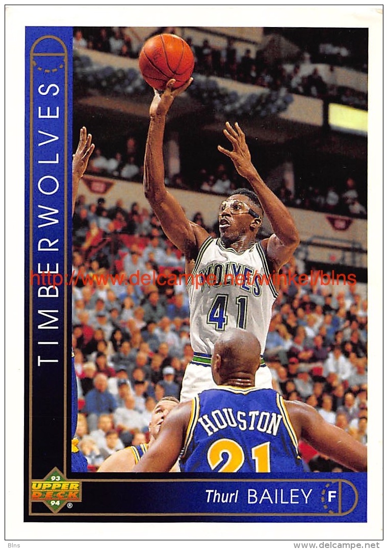 Upper Deck 93/94 Nr: &nbsp;75 Thurl Bailey&nbsp; - 1990-1999