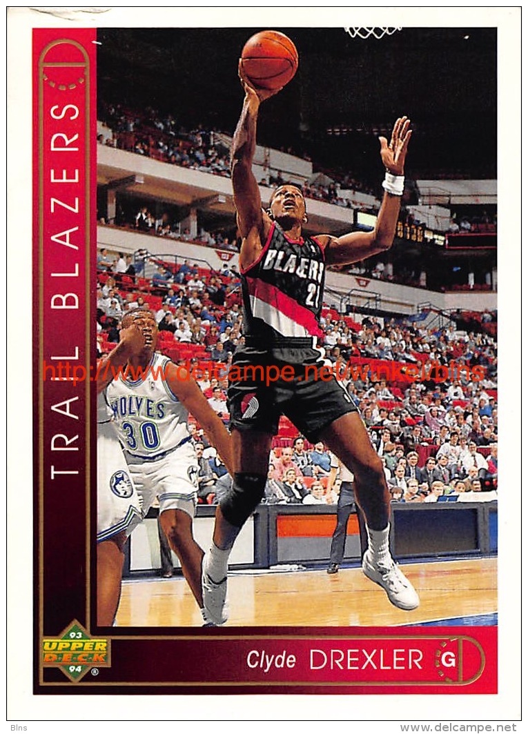 Upper Deck 93/94 Nr: &nbsp;90 Clyde Drexler&nbsp; - 1990-1999