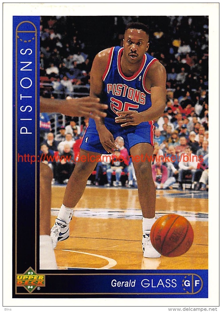 Upper Deck 93/94 Nr: &nbsp;108 Gerald Glass&nbsp; - 1990-1999