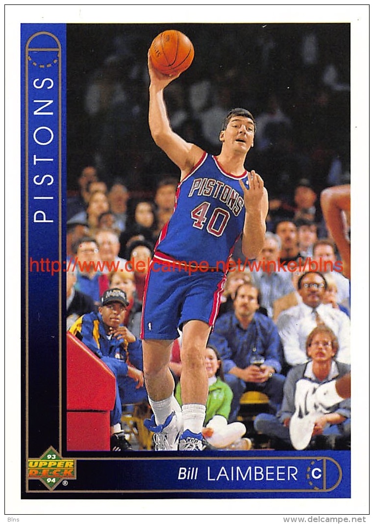 Upper Deck 93/94 Nr: &nbsp;153 Bill Laimbeer&nbsp; - 1990-1999